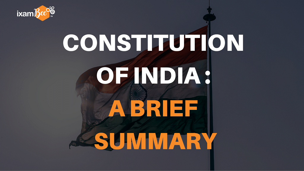 Constitution of India: a brief summary