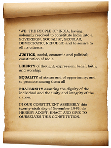 Preamble to the Constitution of India