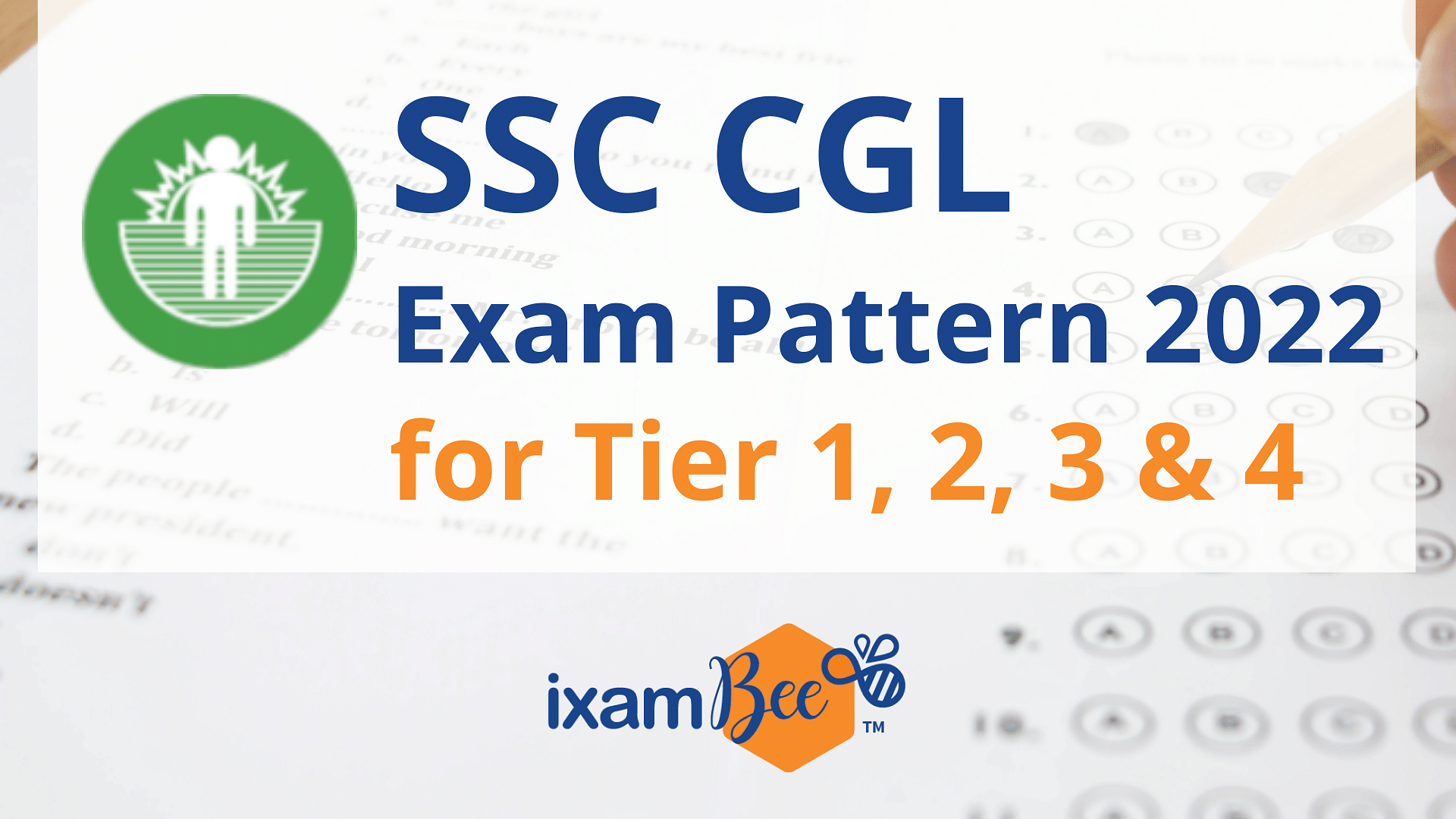 SSC CGL Exam Pattern 2022