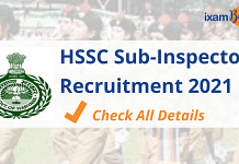 HSSC Sub-Inspector Recruitment 2021- Check All Details. Notification 2021