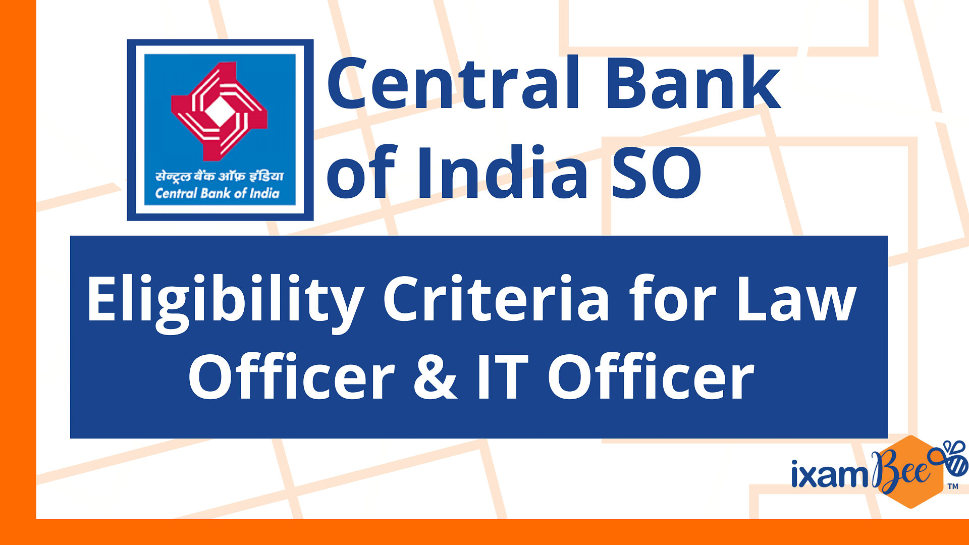 CBI SO Eligibility Criteria