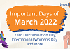 Important Days of March 2022