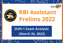 RBI Assistant Prelims Exam Analysis 2022