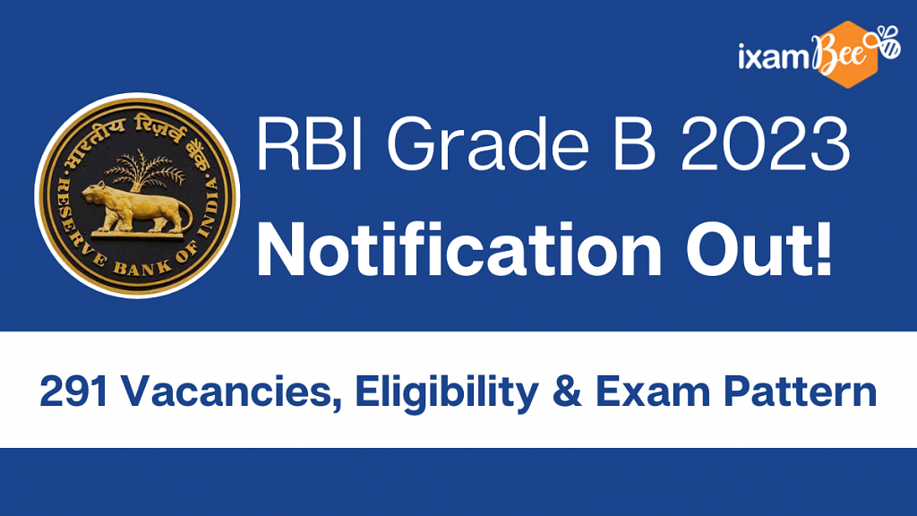 RBI Grade B 2023 Notification Out! 291 Vacancies, Eligibility & Exam Pattern