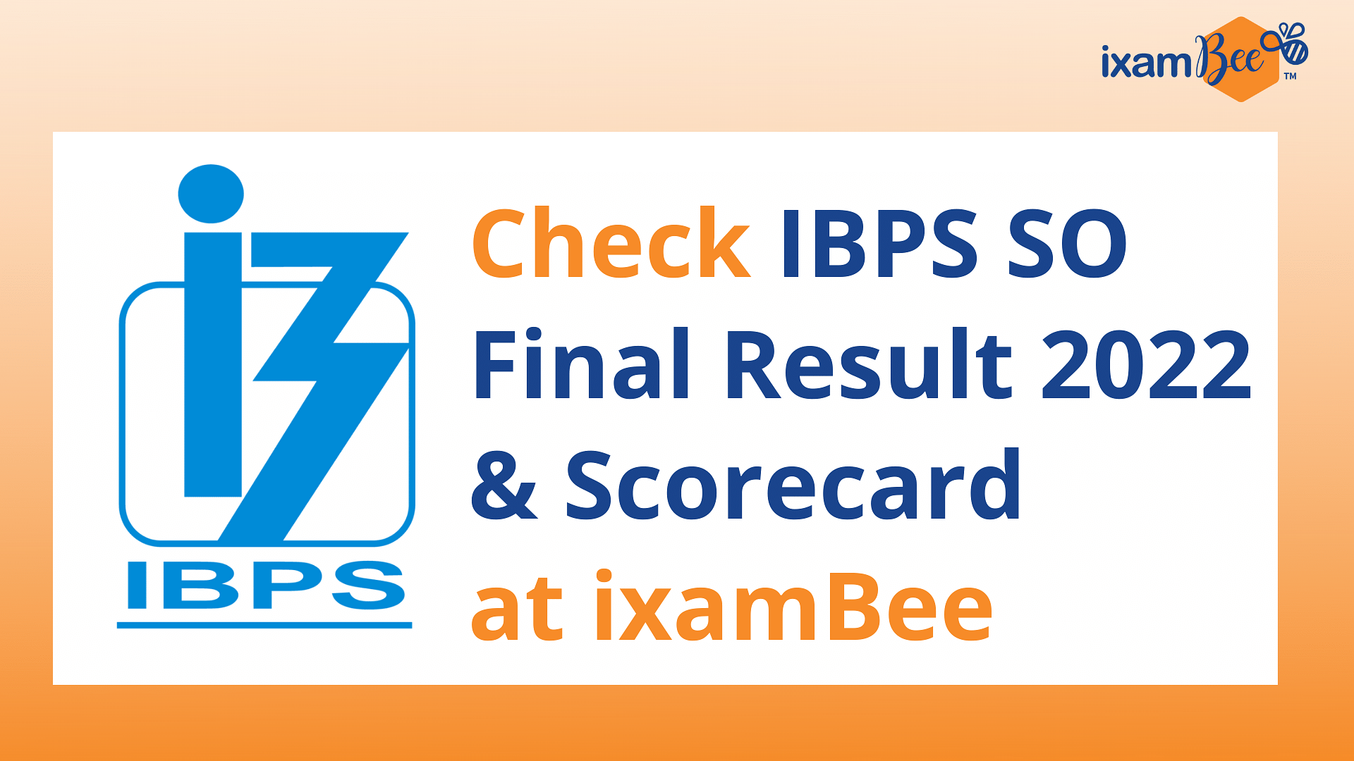 IBPS SO Final Result 2022