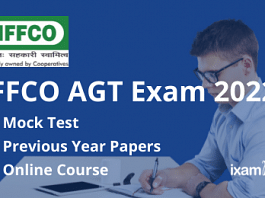 IFFCO AGT Exam 2022