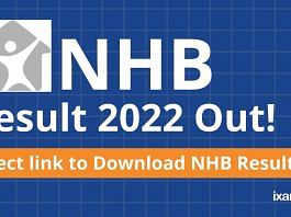 NHB Result 2022 Out! Direct Link to Download NHB Result