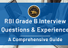 RBI Grade B Interview