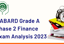 NABARD Grade A Phase 2 Finance Exam Analysis; Held on November 19 2023