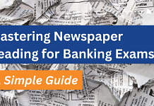 How to read newspaper for banking exam