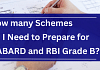 Government schemes for RBI Grade B and NABARD