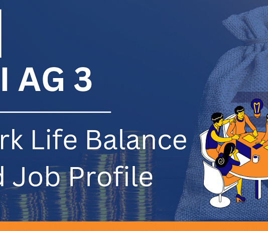 FCI AG 3 Work Life Balance and Job Profile  